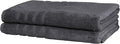Mosobam Luxury Turkish Towels Set of 2 Bath Sheets 35X70 Charcoal Gray 700 GSM by Mosobam