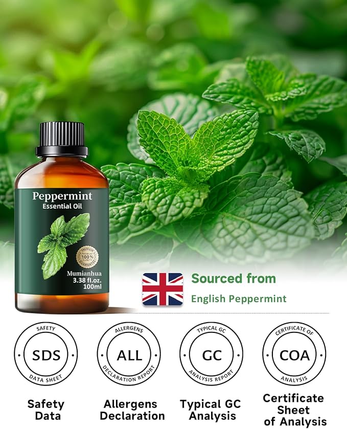 Peppermint Essential Oil Pure, Mumianhua Natural Peppermint Oil - Image 6