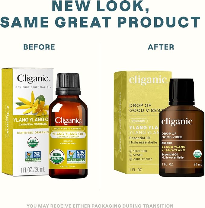Cliganic Organic Ylang Ylang Essential Oil, 100% Pure Natural - Image 2