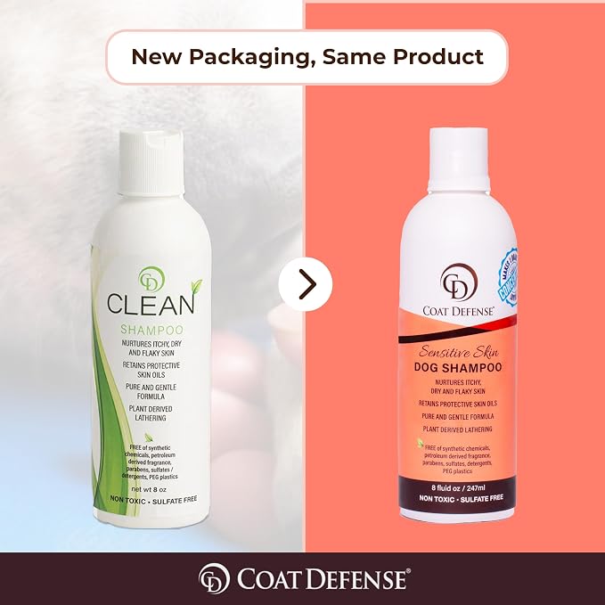 COAT DEFENSE Sensitive Dogs Shampoo | Made in USA | All-Natural Hypoallergenic - Image 6