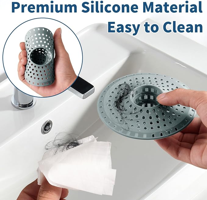 Bathtub Drain Hair Catcher, Tub Shower Drain Hair Trap/Strainer - Image 5
