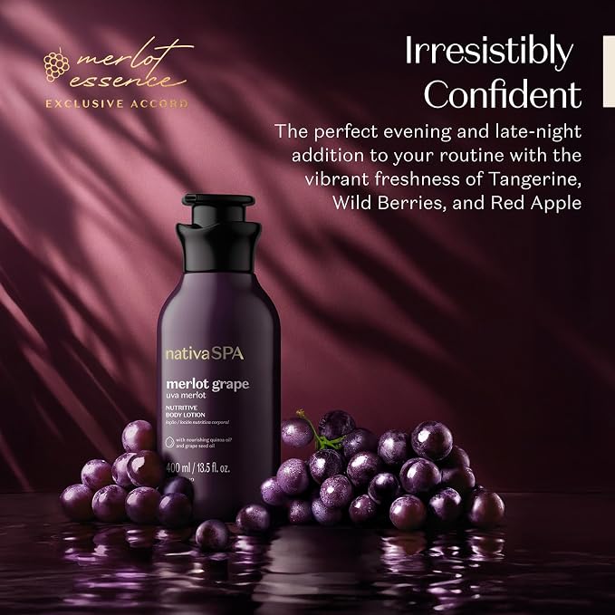 Nativa SPA by O Boticário Merlot Grape Body Lotion, Deep Hydration - Image 4