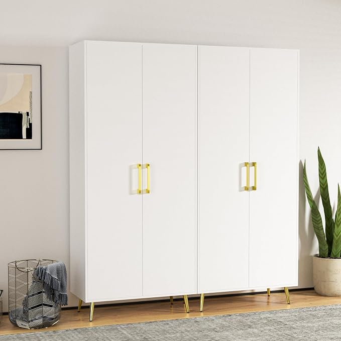 Storage Cabinet Set of 2, 69” Tall Storage Cabinet - Image 6