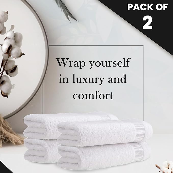 HALLEY Turkish Cotton Towels Bath Towels Super Soft Highly Absorbent 100% - Image 4