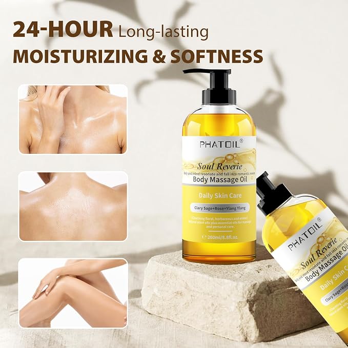 PHATOIL 260ML YlangYlang Body Massage Oil for - Image 8