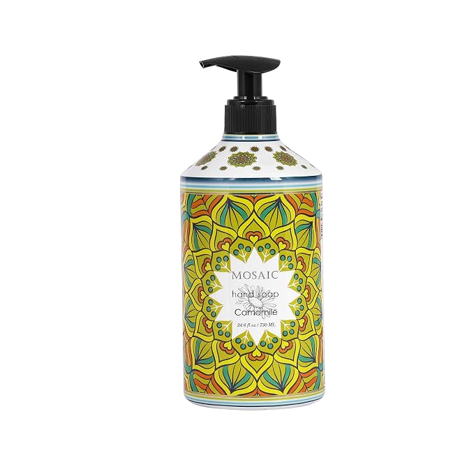 AnatoliaDaphne Mosaic Liquid Hand Soap/Wash Gift Set, Ideal Bathroom Kitchen - Image 6