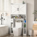 Over The Toilet Storage Cabinet, Farmhouse Toilet Cabinet Rack by Vabches