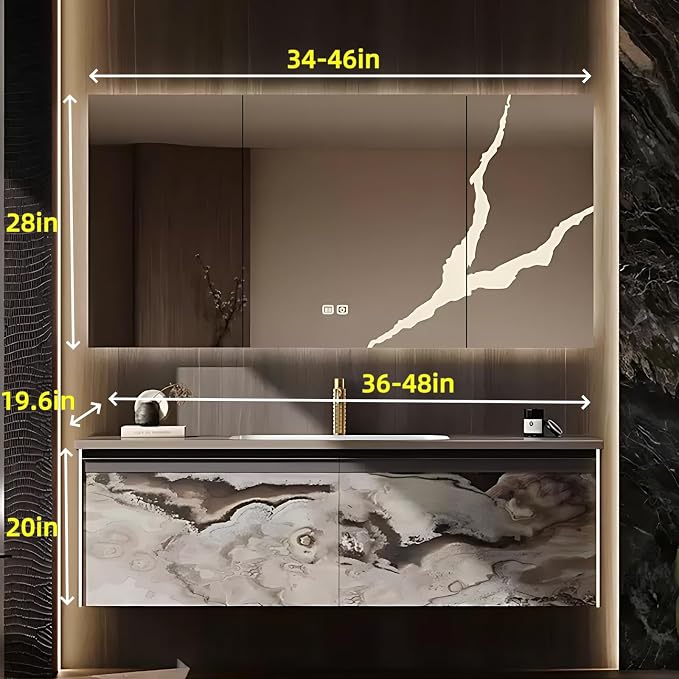 36in Modern Bathroom Vanity Collection - Image 2
