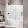 24" W x 62" H Frameless Bathtub Shower Door Bathtub Glass Panel Half Shower by STADREAM