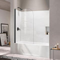 36" W x 62" H Frameless Bathtub Shower Door Bathtub Glass Panel Half Shower by STADREAM