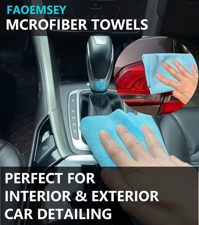 Microfiber Towels, 420GSM Edgeless, Soft Absorbent, Professional Polishing - Image 7