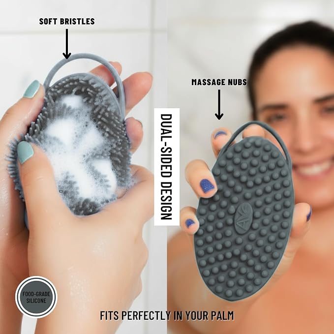 Silicone Body Scrubber for Shower - Image 4