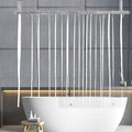 YISURE Clawfoot Tub Clear Short Length 60 Inch Shower Curtain Liner, 180x60 by YISURE