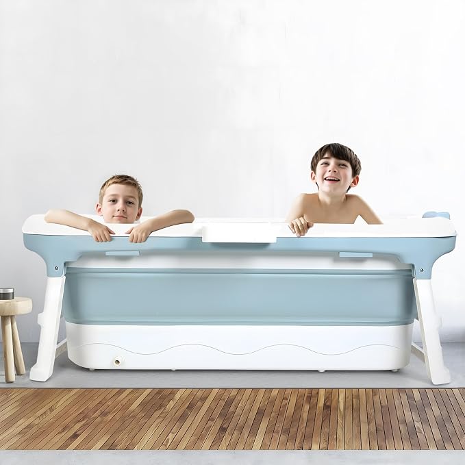 Portable Bathtub for Adult, Large Collapsible Tub, Portable Tub for Adults - Image 7