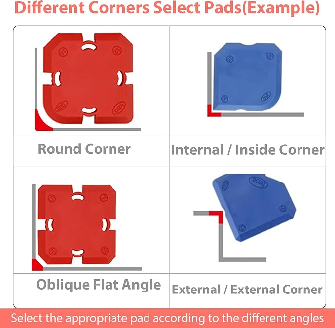 Professional Silicone Caulking Tool Kit, Reusable Silicone Profiling Kit - Image 4