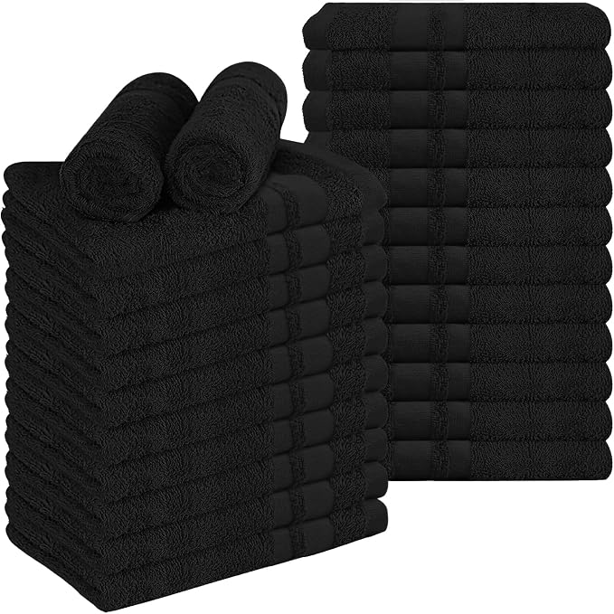 RIVERSIDE Pack of 24 Salon Towels Set – 16 x 26 Inches, 100% Ring Spun Cotton - Image 8