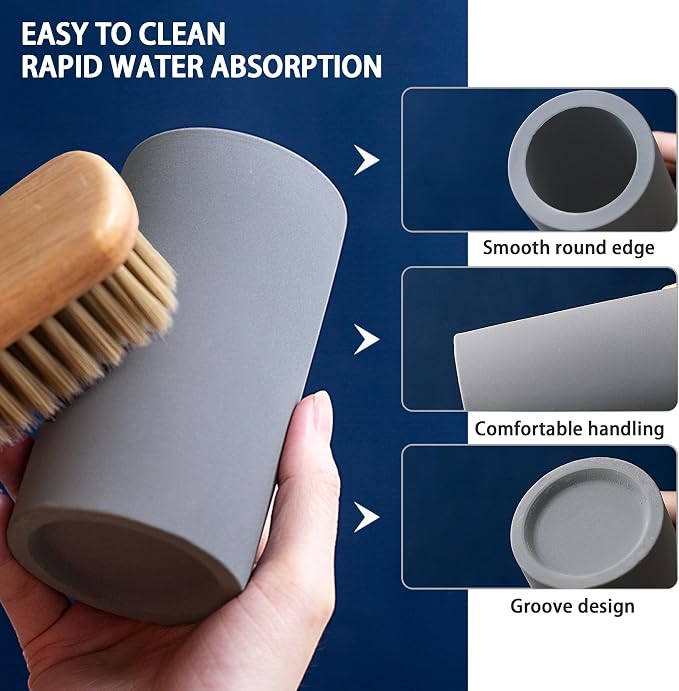 2Pcs Diatomite Toothbrush Holder - Image 3