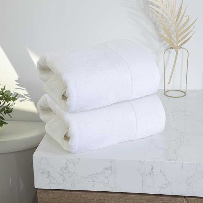 Cloudura Luxury Bath Towels-100% Cotton | Quick Dry | Lightweight | Thick I Good - Image 5