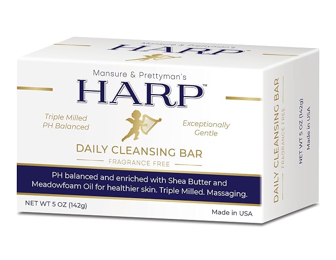HARP pH-Balanced Body Wash Bar. 100% Syndet. Protects Moisture Barrier by MansurePrettymansHARP