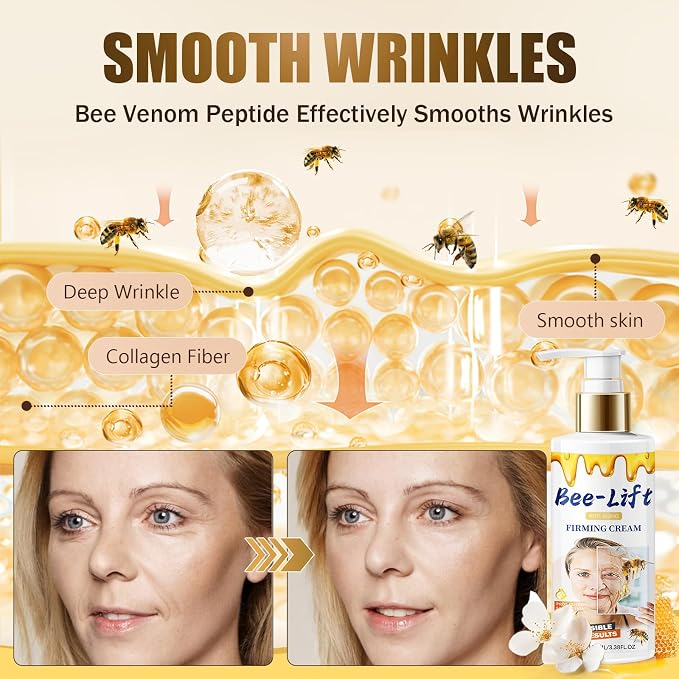 BeeLift Anti-Aging Firming Cream, 2025 New Professional Bee Venom Firm Face & - Image 2