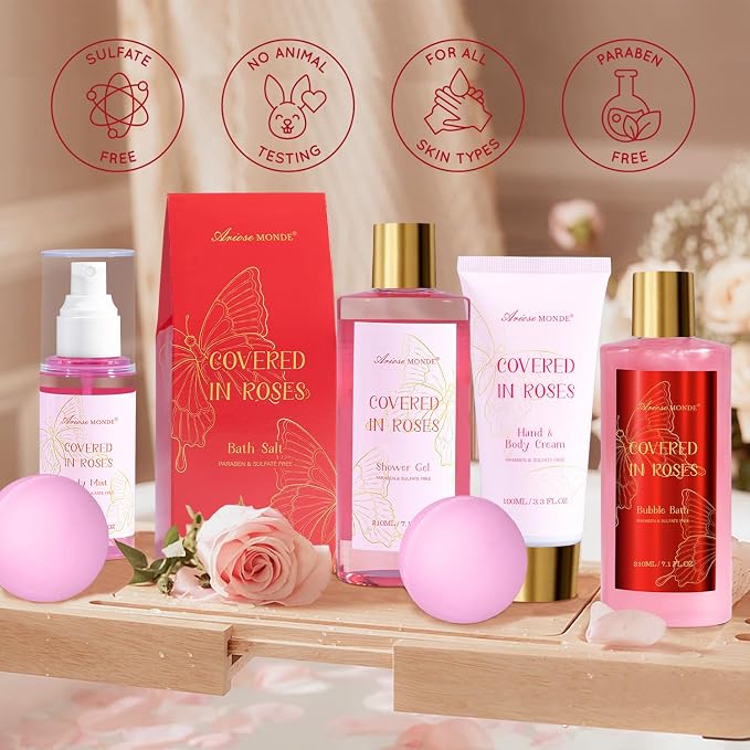 Gifts for Women, Female Friends, Unique Bath Gift Set Idea for Women Who Have - Image 3