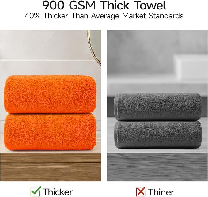 REDKISS 2 Piece Luxury Bath Towel Set - Image 5