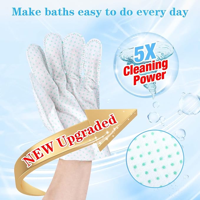 Dog Cleaning Gloves Wipes 15pcs Deodorizing Disposable Pet Grooming Bathing - Image 2
