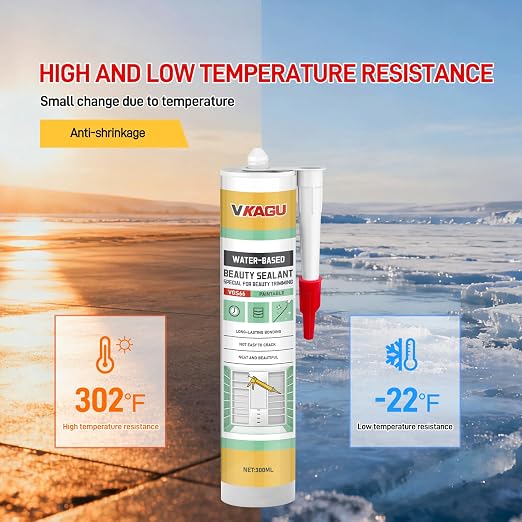 VGS66 Beauty Silicone Sealant for Trim & Baseboards - Image 6