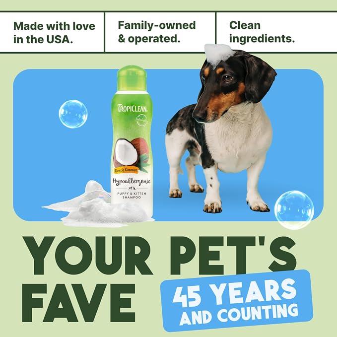 TropiClean Gentle Puppy Shampoo, Dog Shampoo - Image 8