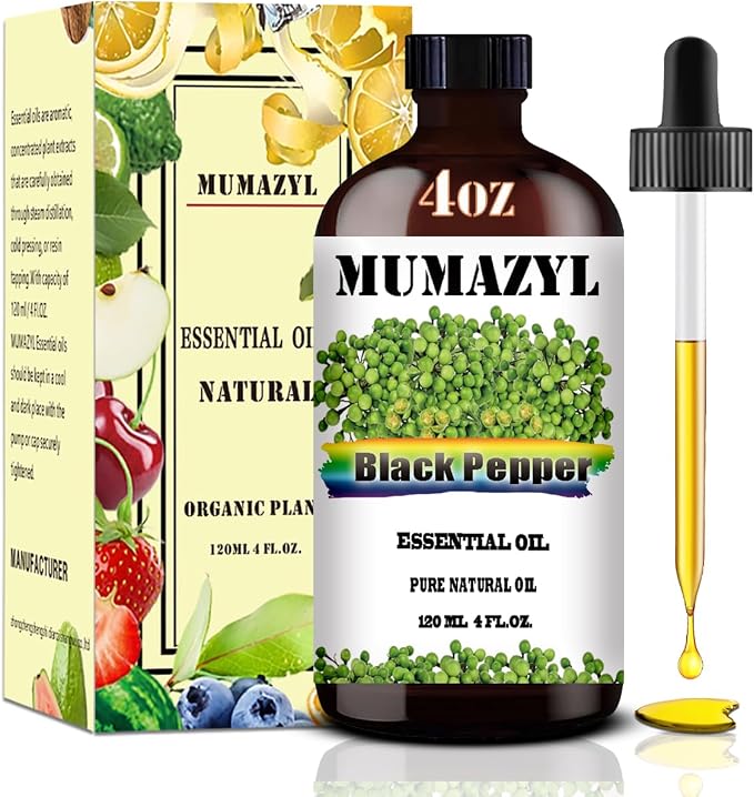 Black Pepper Essential Oil by MUMAZYLESSENTIALOIL