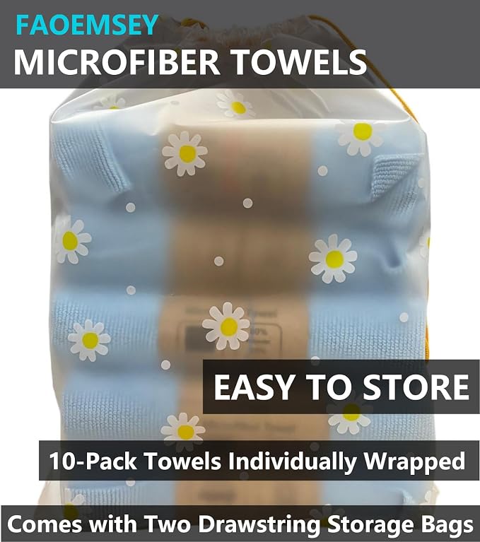 Microfiber Towels, 420GSM Edgeless, Soft Absorbent, Professional Polishing - Image 4