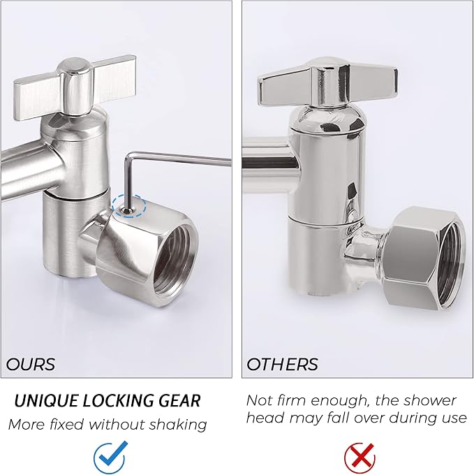 G-Promise All Metal 10 Inches Rainfall Shower Head - Image 7