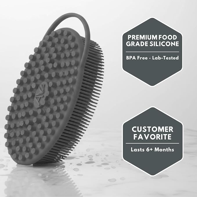 Silicone Body Scrubber for Shower - Image 5