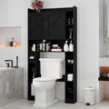 Vabches Over The Toilet Cabinet, Double Doors Bathroom Shelf Organizer by Vabches