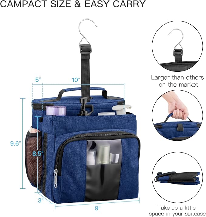 Bukere Portable Shower Caddy College Dorm Room Essential, Shower Caddy Tote Bag - Image 5