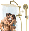 Hibbent All Metal Shower Head, Handheld Showerhead Combo by Hibbent