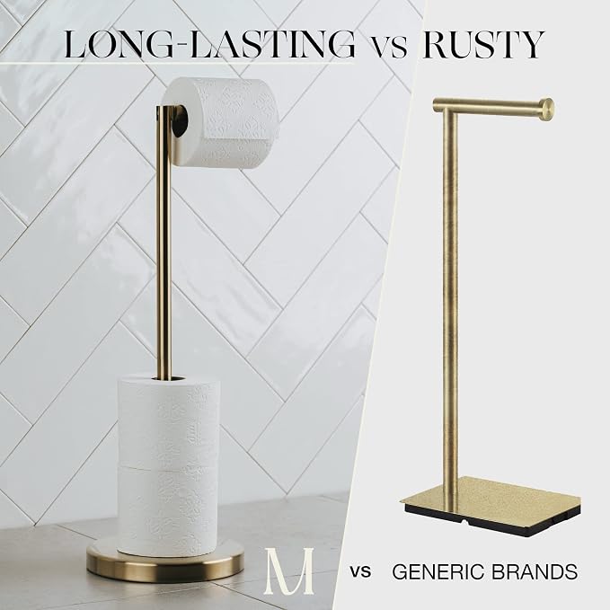 MARMOLUX ACC Free Standing Toilet Paper Holder Stand - Image 8