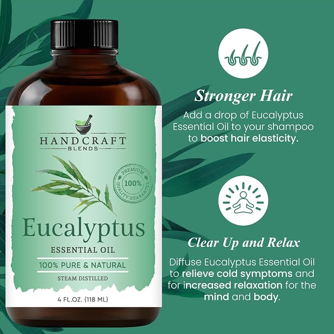 Handcraft Blends Eucalyptus Essential Oil – Huge 4 Fl Oz – 100% Pure and - Image 5