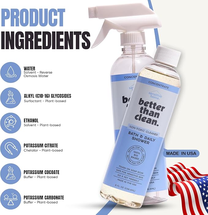 Better Than Clean™ Bath and Shower Cleaner Starter Pack – Fragrance Free - Image 3