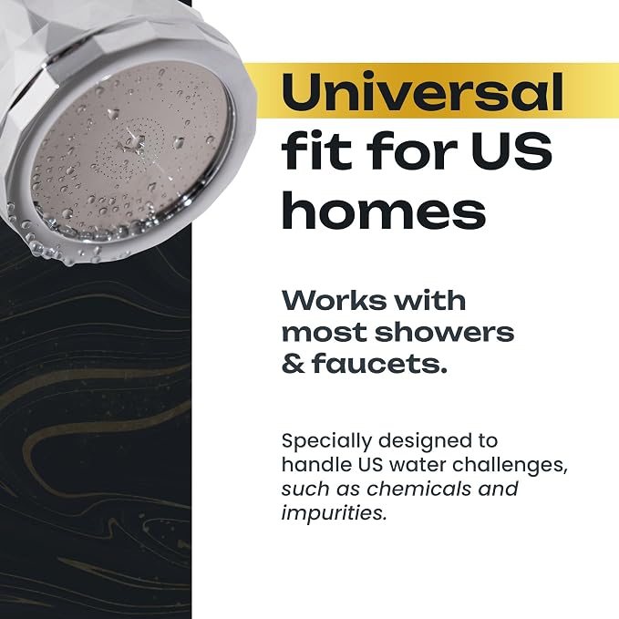 Shower With Internal Filter – Kit with 3 High-Pressure Water Softeners - Image 6