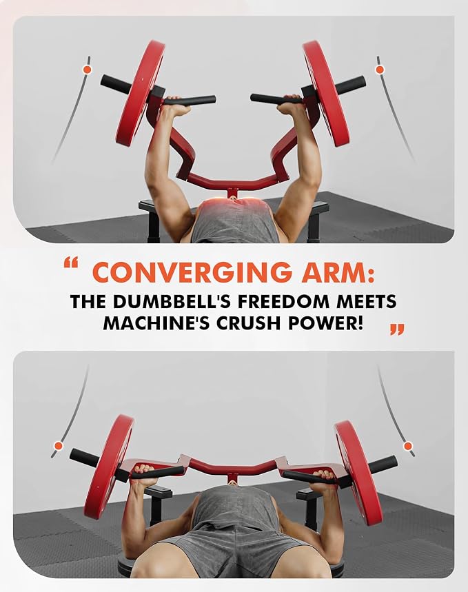 GMWD Chest Press Machine, 1050LBS Bench Press Machine - Image 3