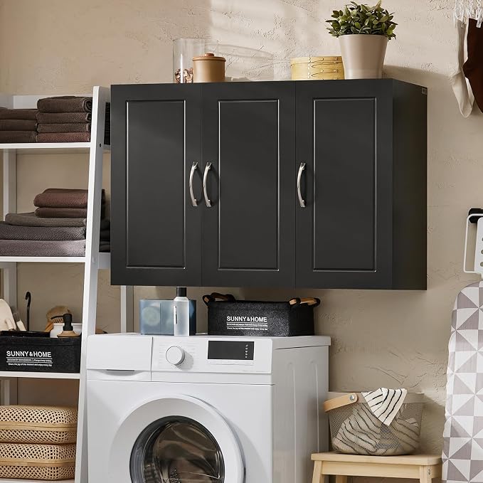 SoBuy Wall Cabinet Laundry Room, Medicine Cabinet - Image 2