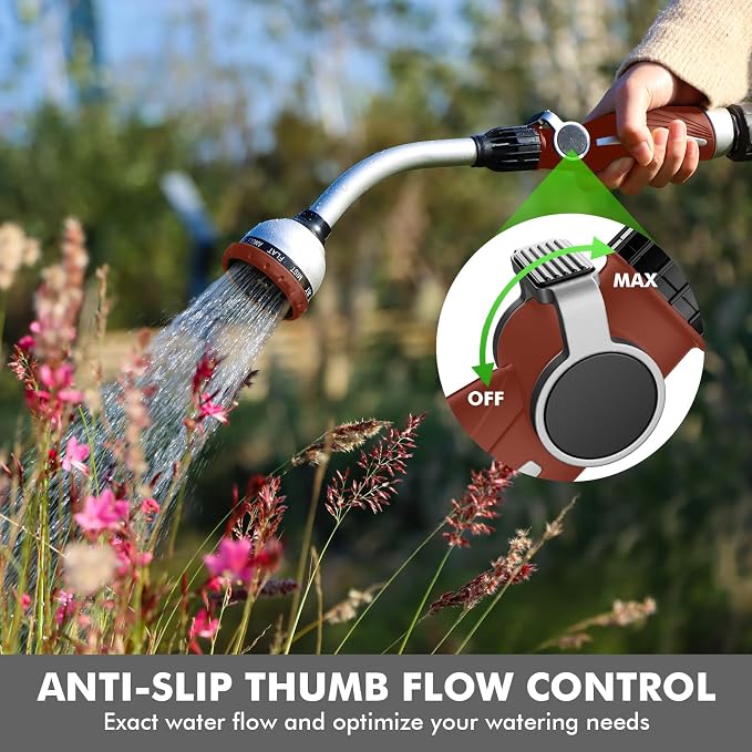RESTMO Watering Wand Heavy Duty, Metal Garden Hose Wand - Image 3