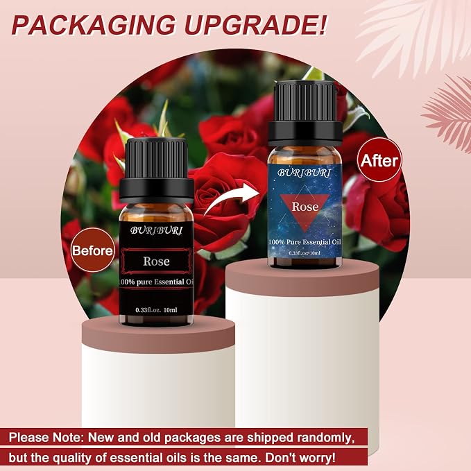 BURIBURI Rose Oil and Jasmine Essential Oil, Soap Candle Making - Image 7