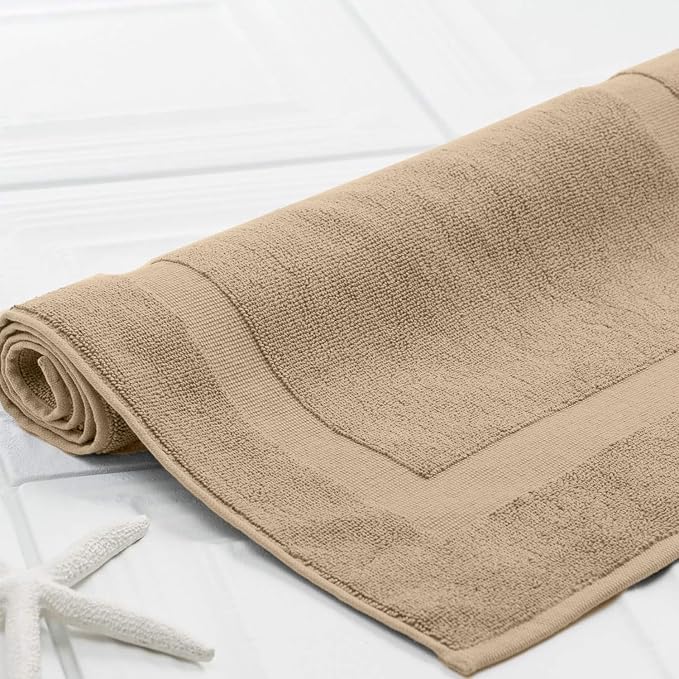 DAN RIVER Classic Cotton Bath Mats Set of 2 – Not a Bathroom Rug, Ultra Soft - Image 6