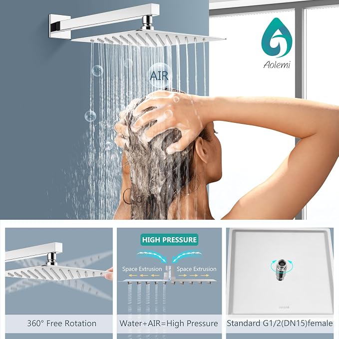 Aolemi Shower Faucet Set, High Pressure Shower System - Image 8