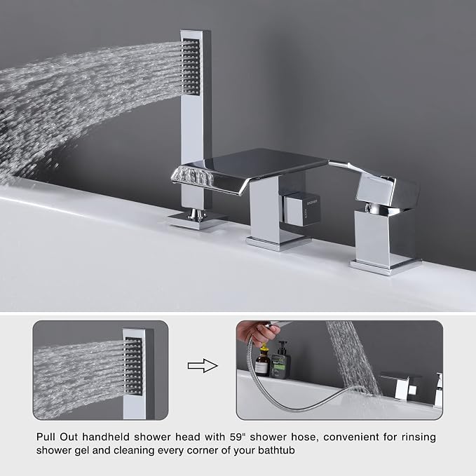 TapLong Modern Roman Tub Faucet - Image 3