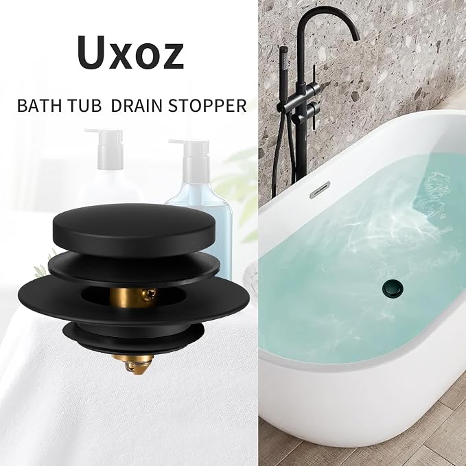 Bathtub Drain Stopper, Uxoz Universal Tub Stopper - Image 2