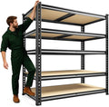 72.2" H Garage Shelves 2230LBS Storage Shelves, 5 Tier Adjustable Metal Shelving by Unknown