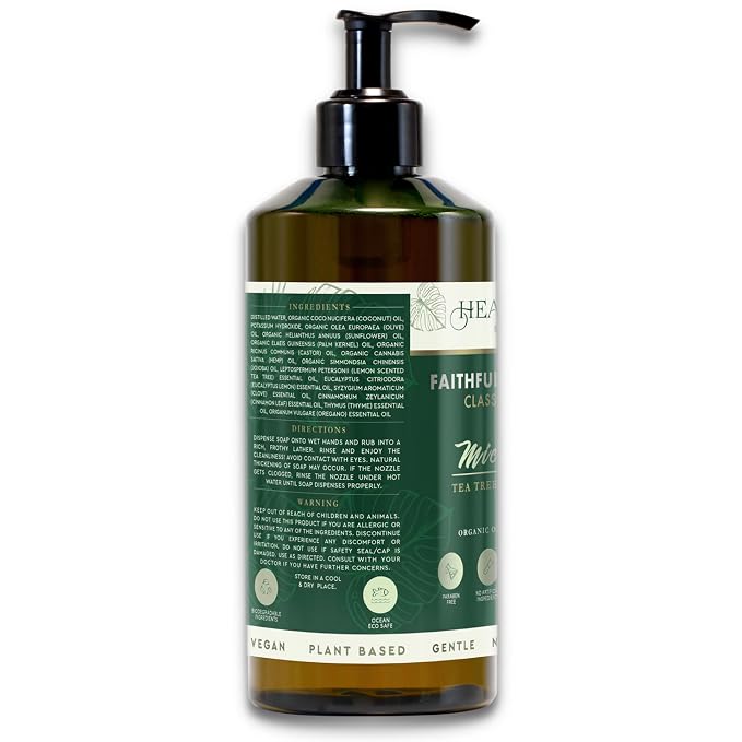 Liquid Castile Soap | Organic Olive and Coconut Oils | Non Drying Formula - Image 2